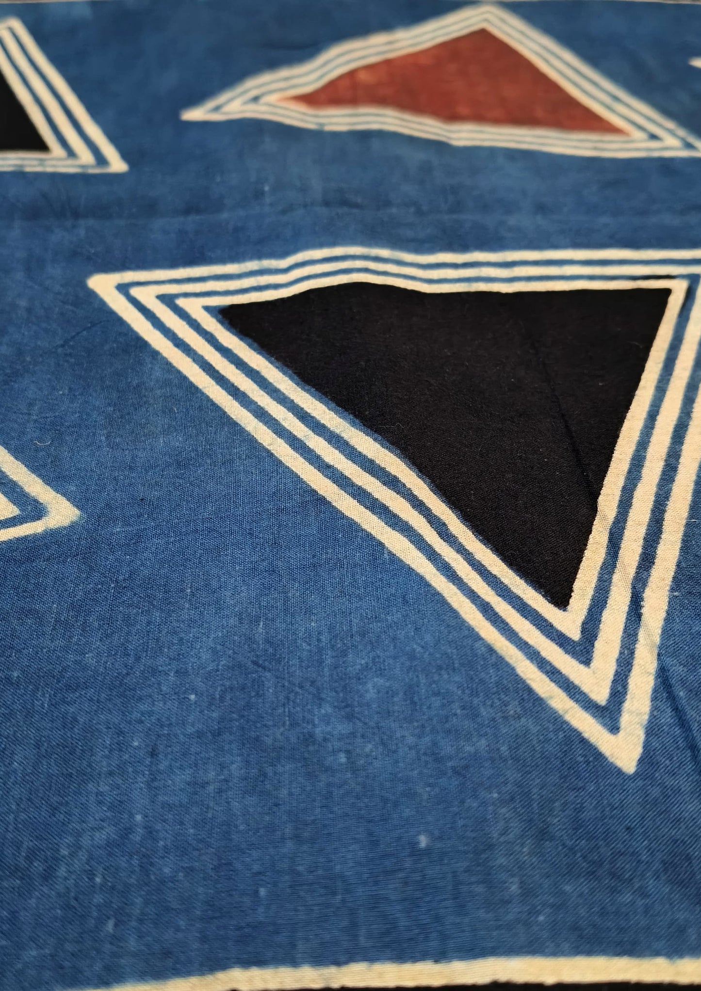 Ajrakh Stole- Blue B5