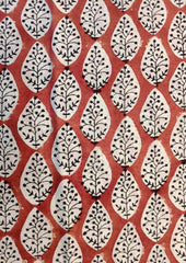 Bagru- Handblock Printed Cotton Saree- ATC15