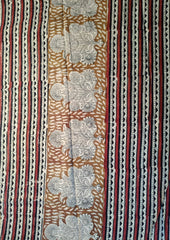 Bagru- Handblock Printed Cotton Saree- ATC15