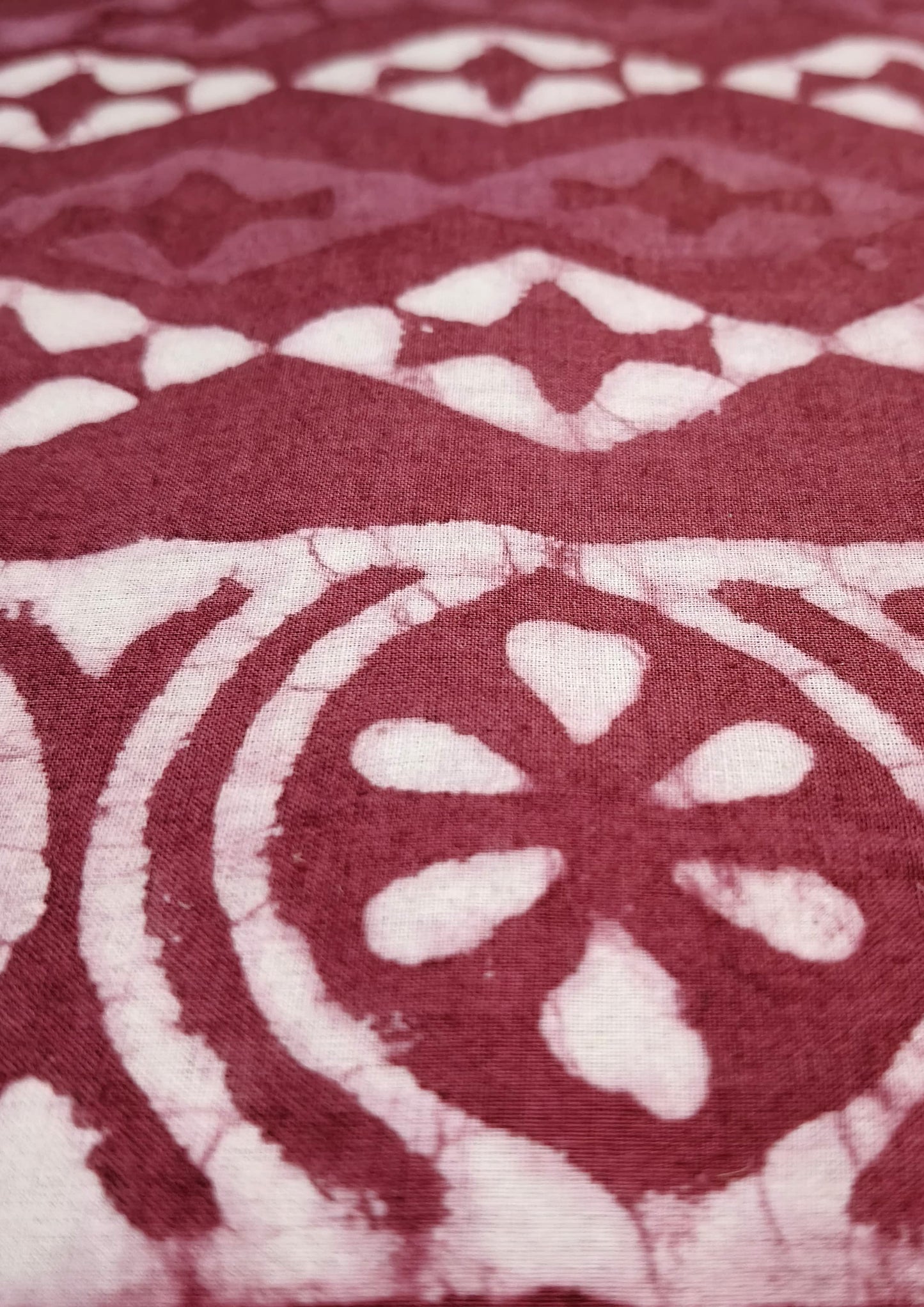 Dabu Handblock Print Suit D2- Pink1