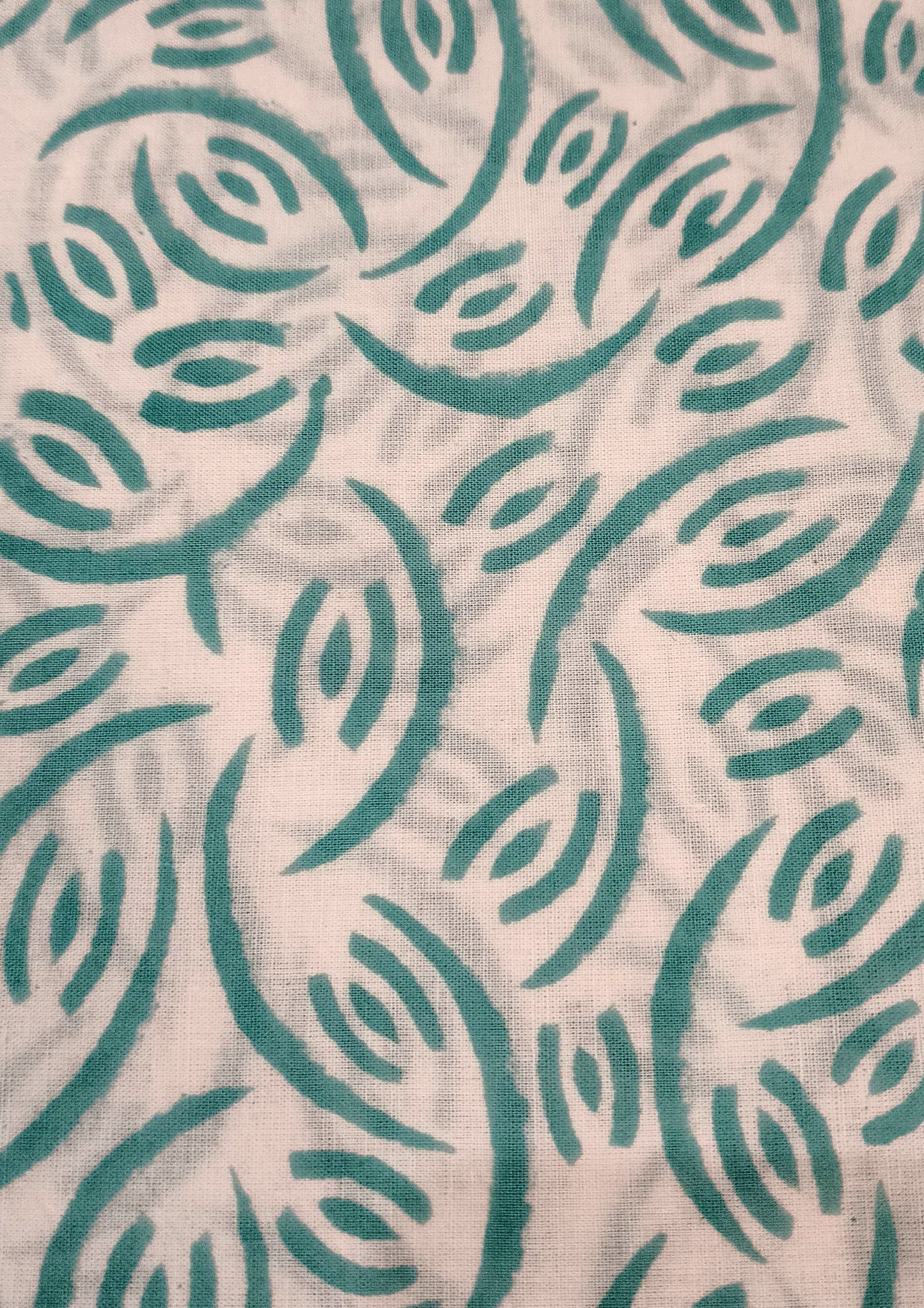 Bagru Handblock Print Suit B4- Light Blue1
