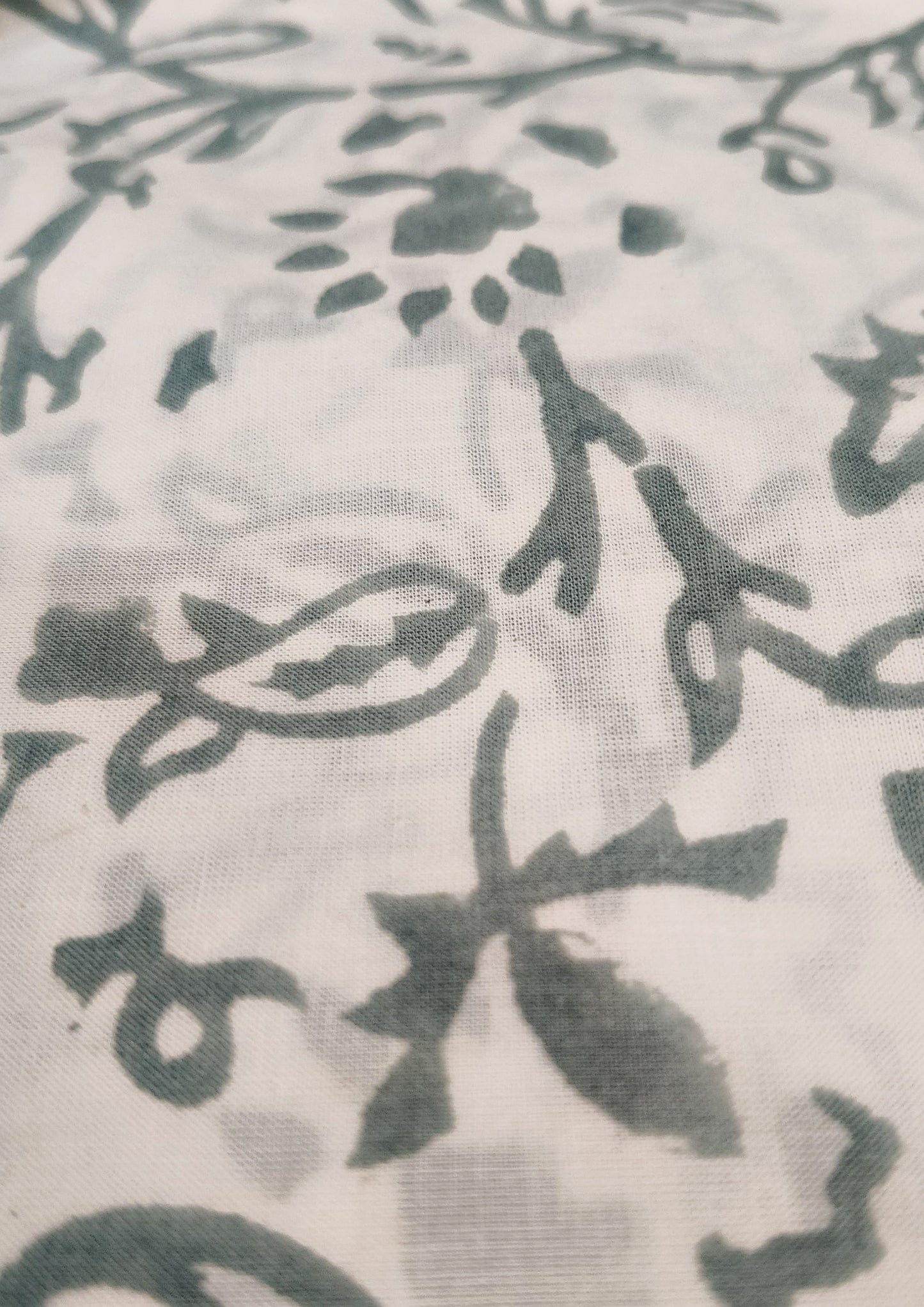 Bagru Handblock Print B10- Light Blue2