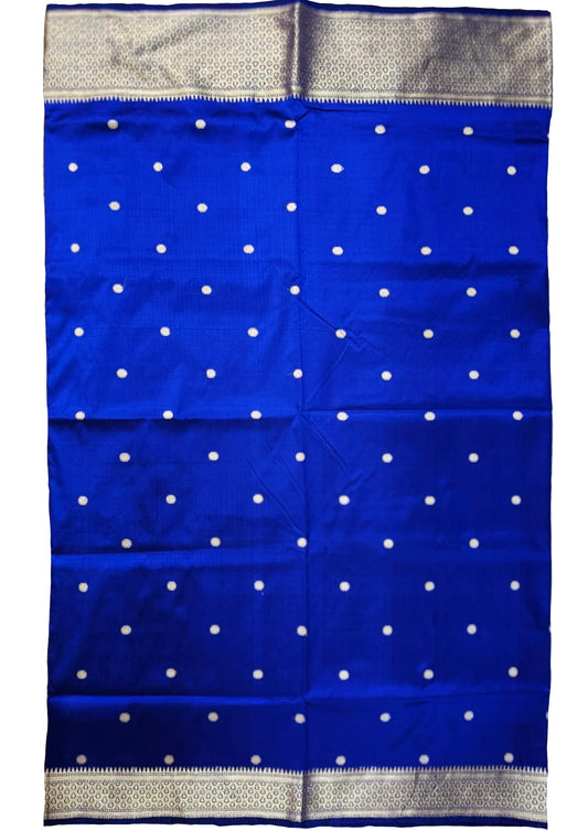 Banarasi Silk Saree- Blue01