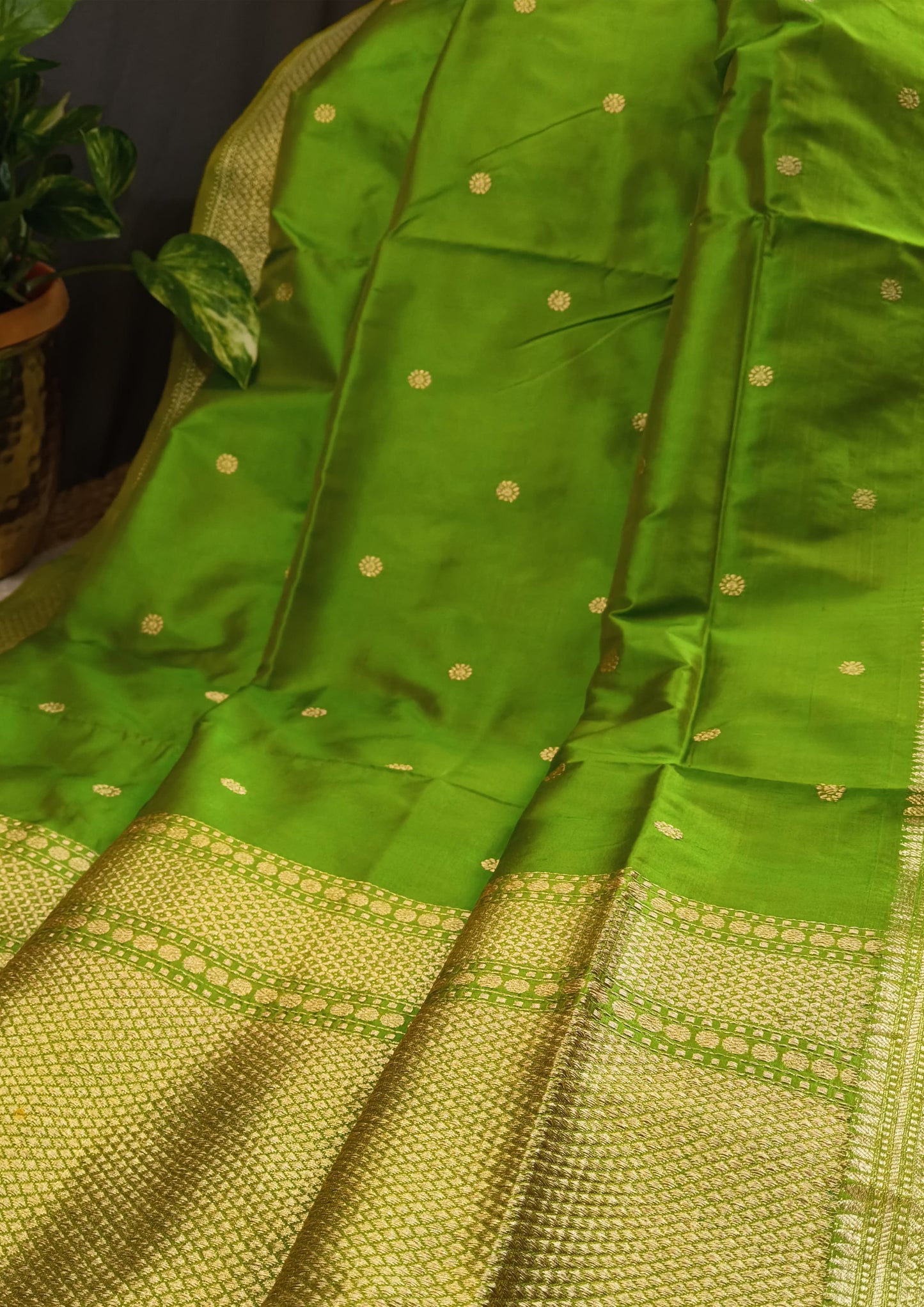 Banarasi Silk Saree 01- Green