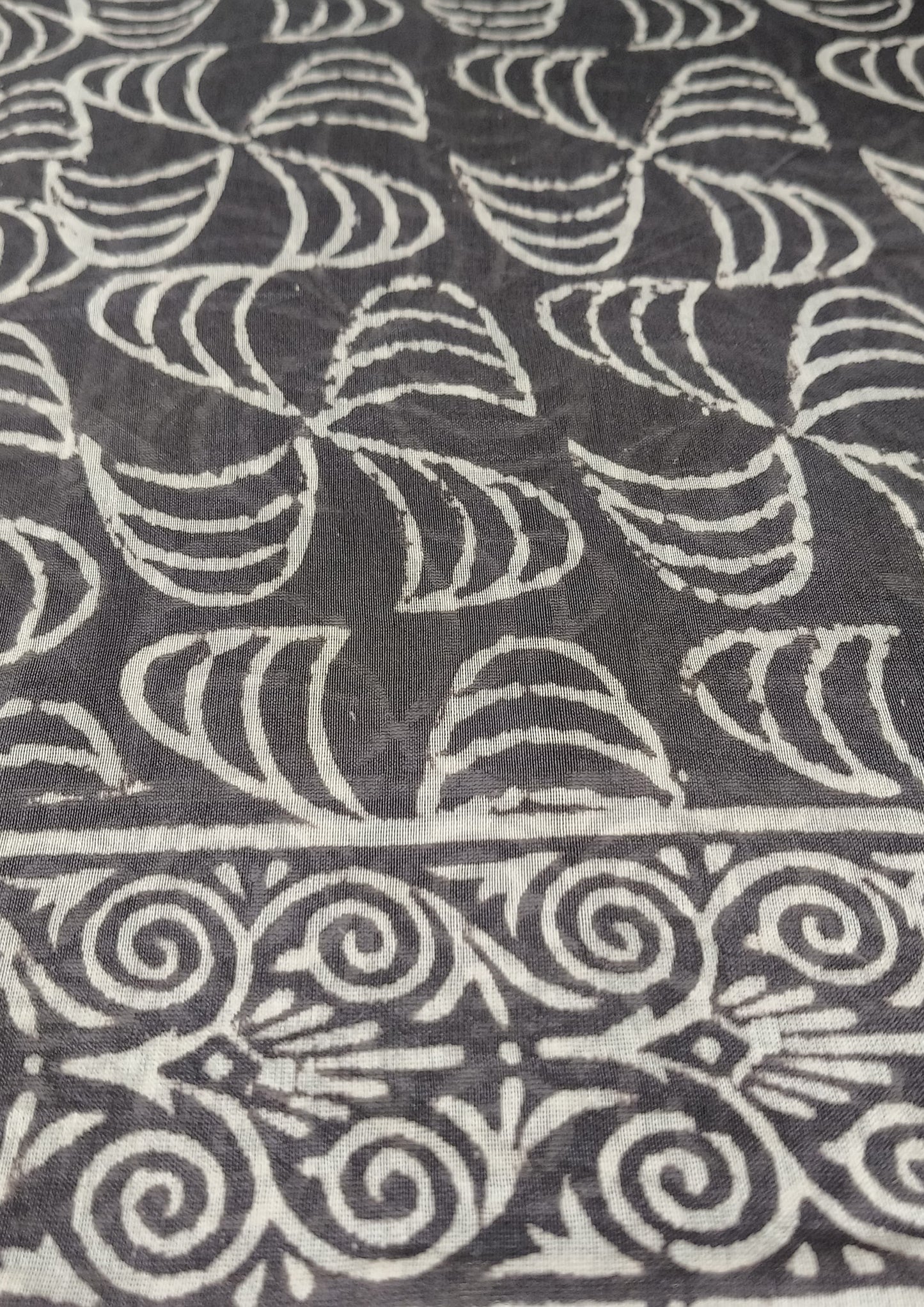Dabu- Handblock print Chanderi Saree- Kashish