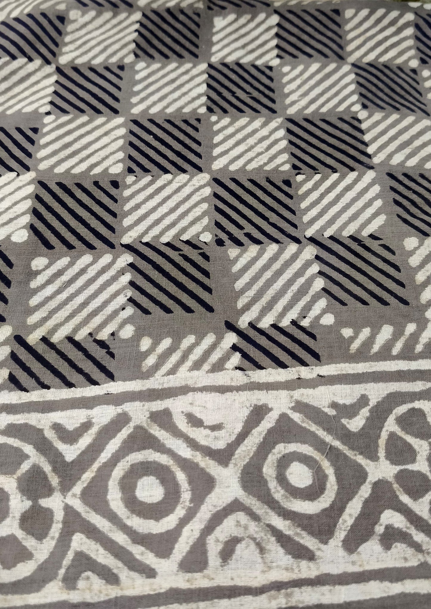 Bagru- Handblock print Cotton Saree- 24 Kashish