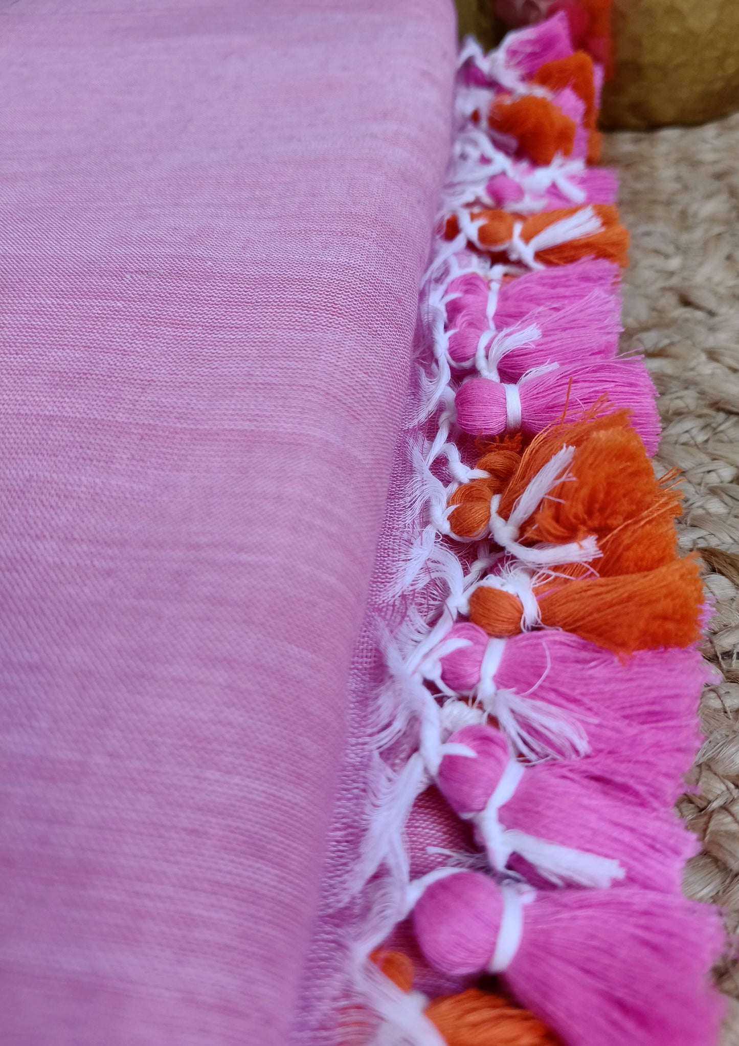 Cotton M1- Pink & Orange