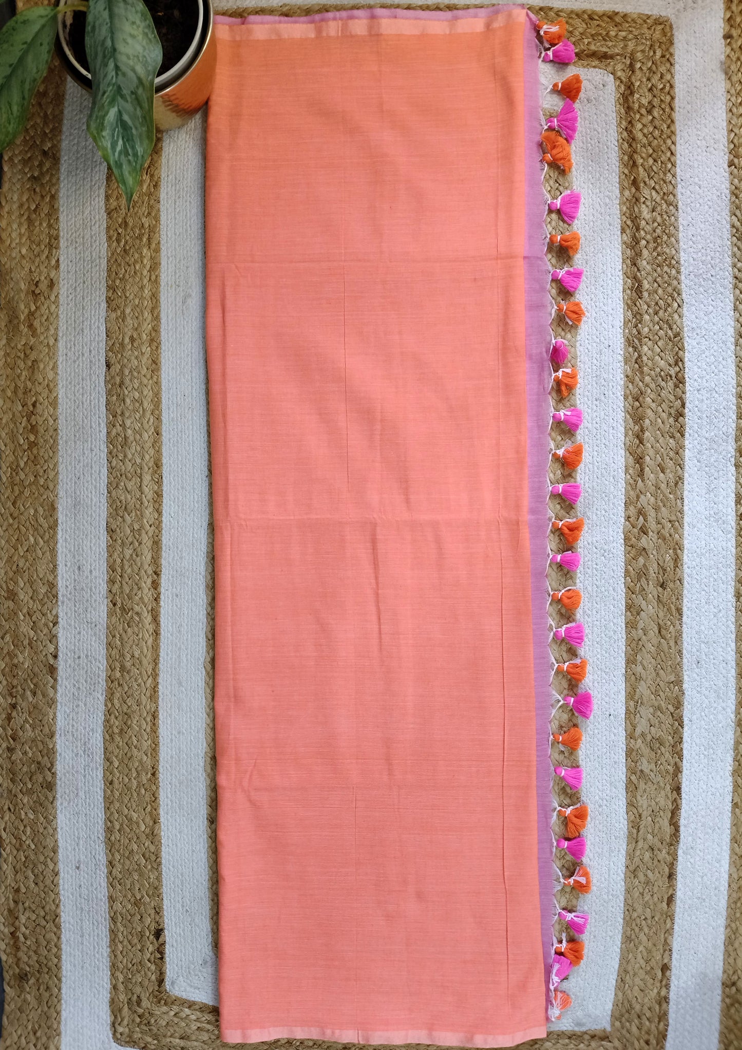 Cotton M1- Pink & Orange