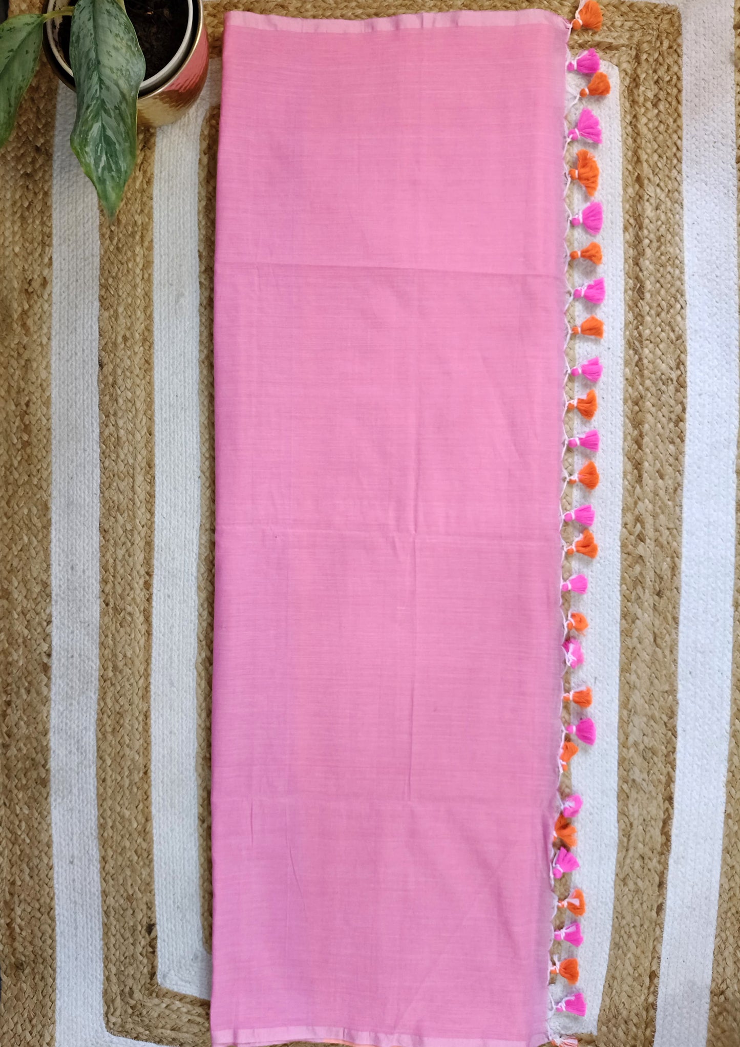 Cotton M1- Pink & Orange