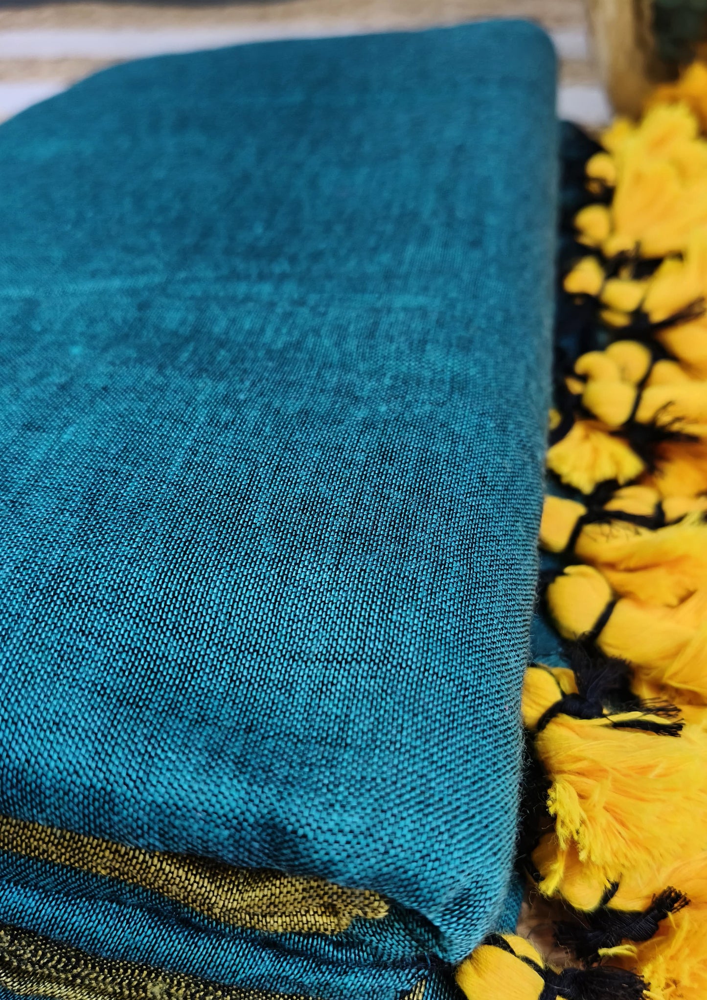 Cotton M2- Blue & Green