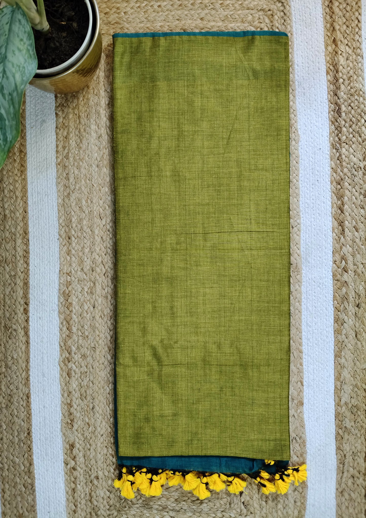 Cotton M2- Blue & Green
