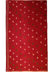 Cotton Jamdani Machi Buti- Red