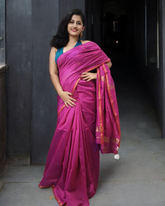 Maheshwari Saree- M3 Pink