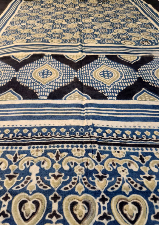 Ajrakh Cotton Stole- SC12Ib