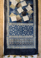 Ajrakh Cotton Stole - SC11Ib - Wefta