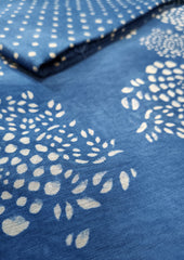 Bagru Chanderi Suit - Blue 01 - Wefta