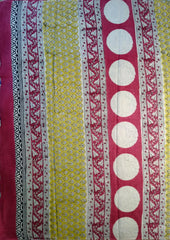 Bagru - Handblock Printed Cotton Saree - ATC12 - Wefta