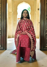 Banarasi Fancy Suit - F5 Maroon - Wefta