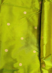 Banarasi Silk Saree 01 - Green - Wefta