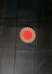 Block Printed Saree - Red DP1 - Wefta
