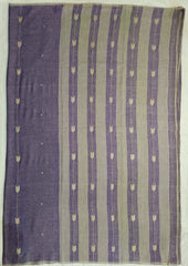 Cotton Jamdani Arrow Buti Saree - Lilac - Wefta