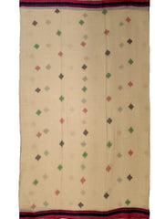 Cotton Jamdani Phool Buti- Cream - Wefta