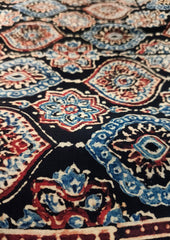 Handblock Printed Ajrakh Modal Dupatta - AJ04IFB - Wefta
