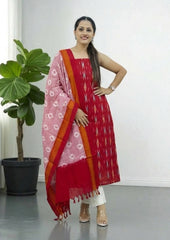 Ikat Cotton Suit - IK02BH - Wefta