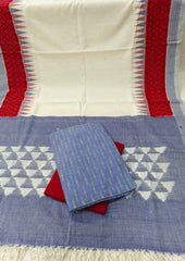 Ikat Cotton Suit - IK08BH - Wefta