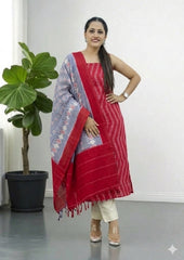 Ikat Cotton Suit - IK10BH - Wefta