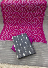 Ikat Cotton Suit - IK12BH - Wefta