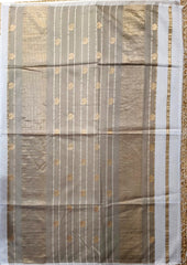 Maheshwari Saree - M1 White Beige - Wefta