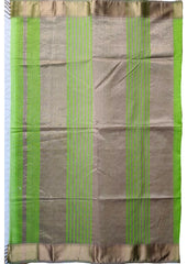 Maheshwari Saree - M2 Lime Green - Wefta