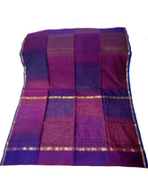 Maheshwari Saree- Purple Pink MM04 - Wefta