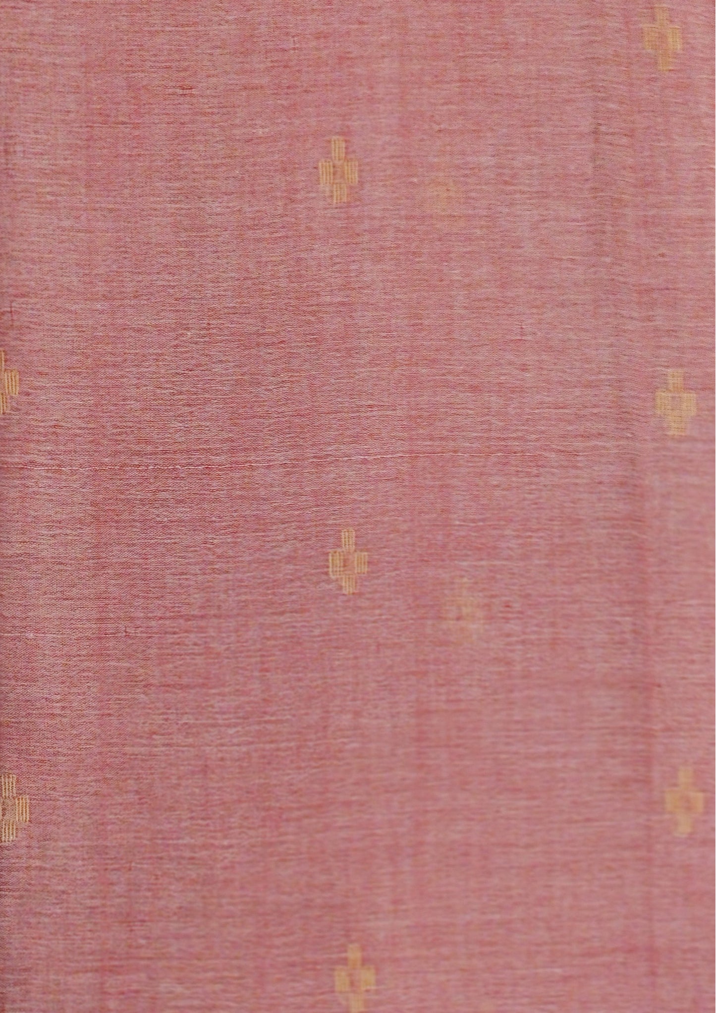 Cotton Jamdani Chir buti Saree- Red