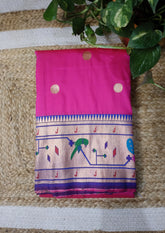 Soft Paithani- 03Gulabi - Wefta