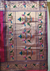 Soft Paithani- 03Gulabi - Wefta