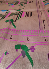 Soft Paithani - 04Wine - Wefta