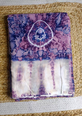 Tie - Dye Printed Saree - Purple DP6 - Wefta