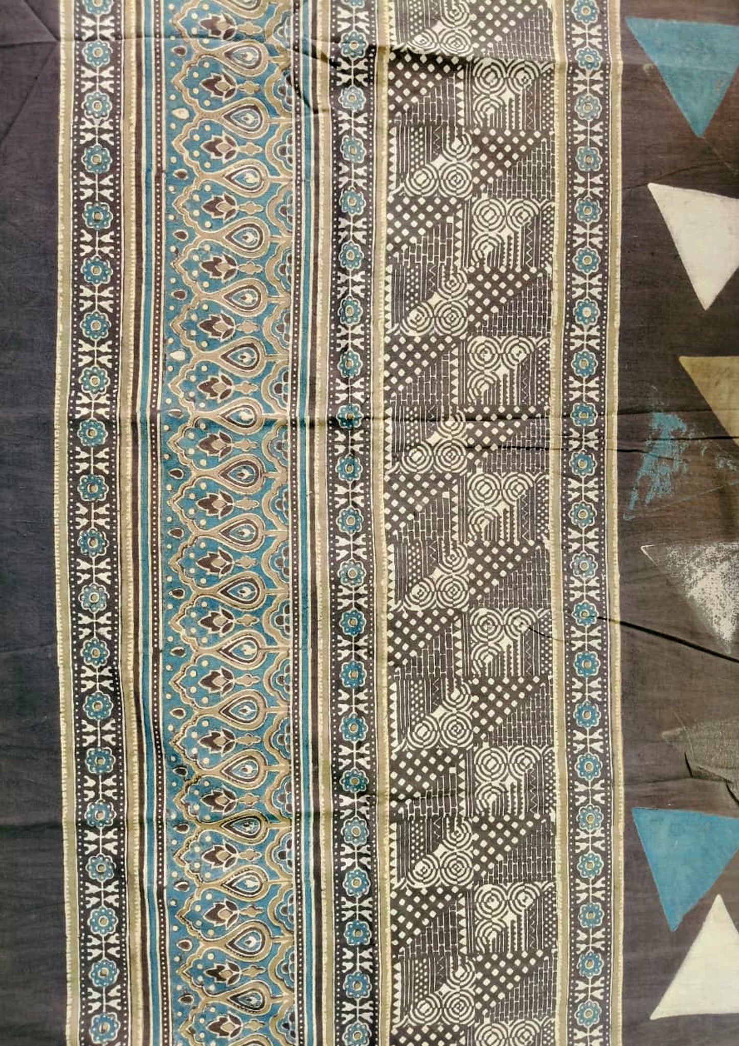 Ajrakh Cotton Dupatta- D2 Kashish