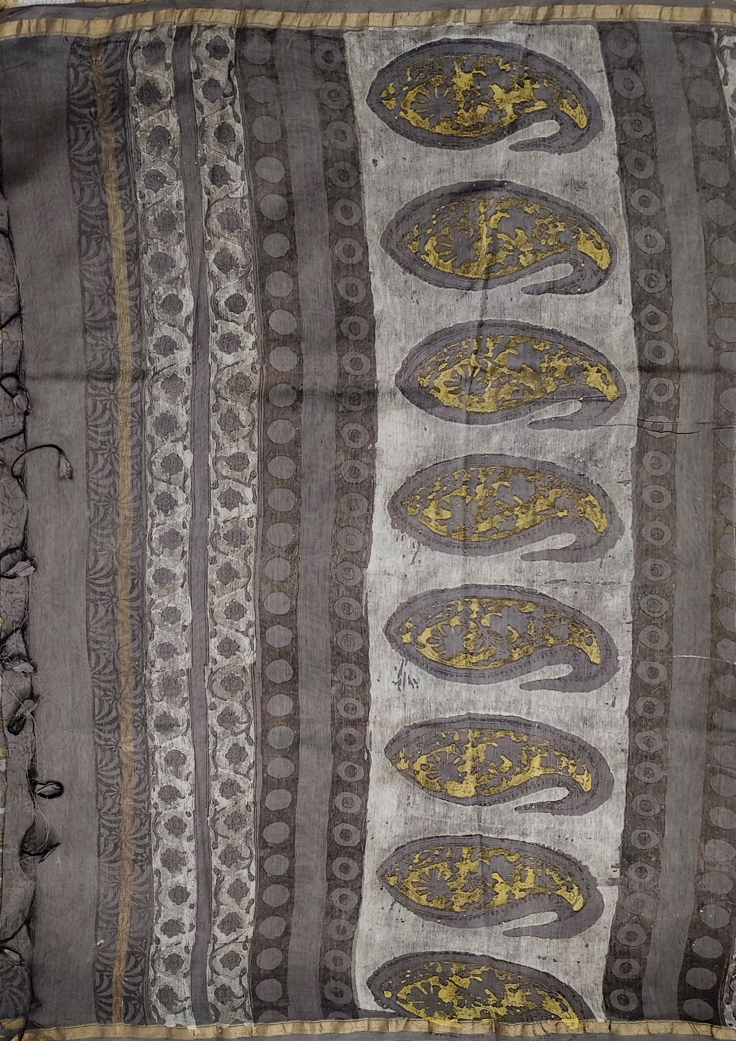 Dabu- Handblock print Chanderi Saree- 26 Kashish