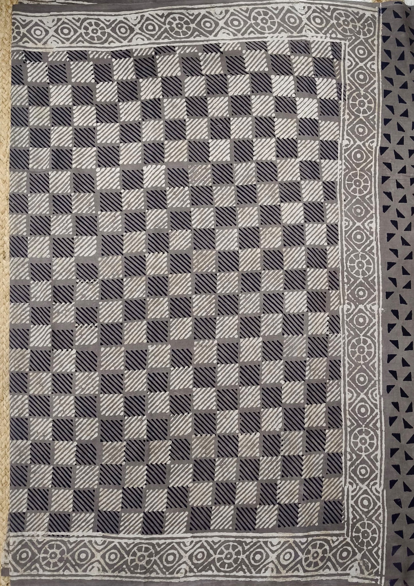 Bagru- Handblock print Cotton Saree- 24 Kashish