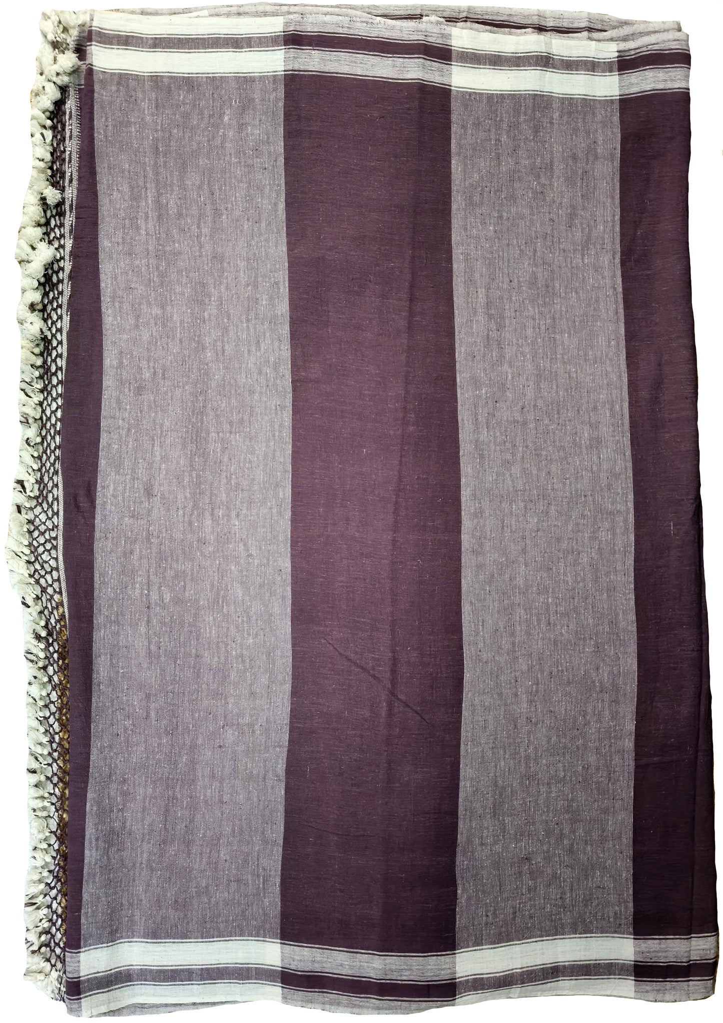Bhujodi Kala Cotton Saree- Lilac
