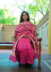 Banarasi Fancy Suit- F3 Magenta
