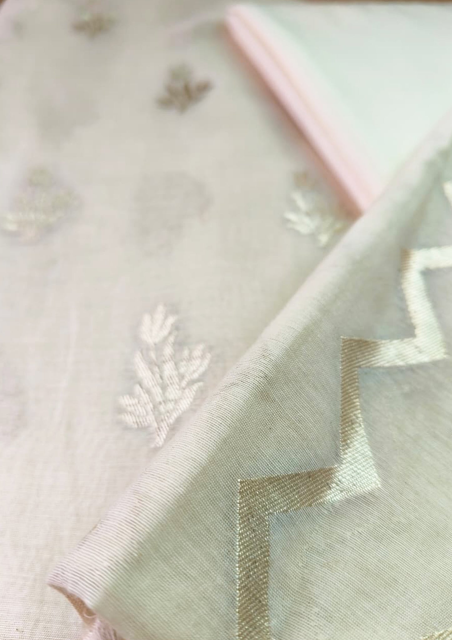 Banarasi Fancy Suit- F1 Cream