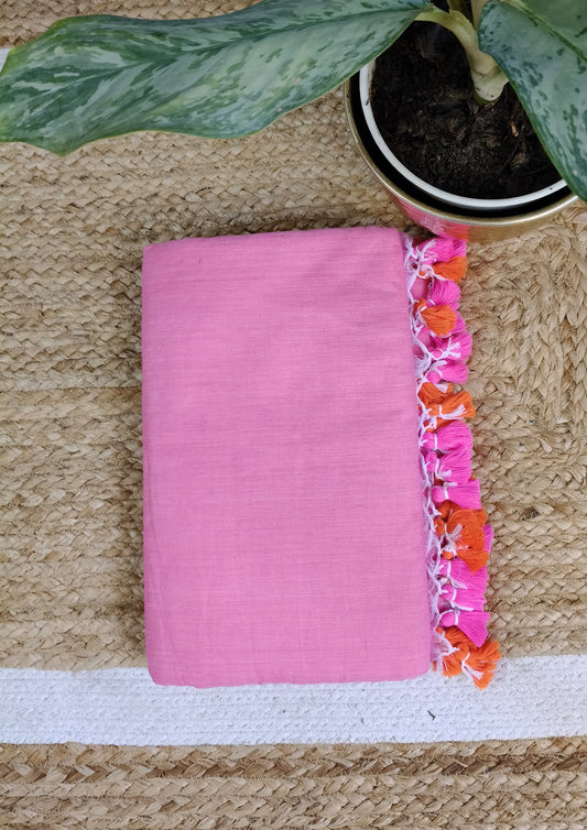 Cotton M1- Pink & Orange