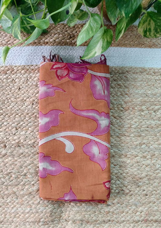 Kalamkari Printed Dupatta- HBKD1