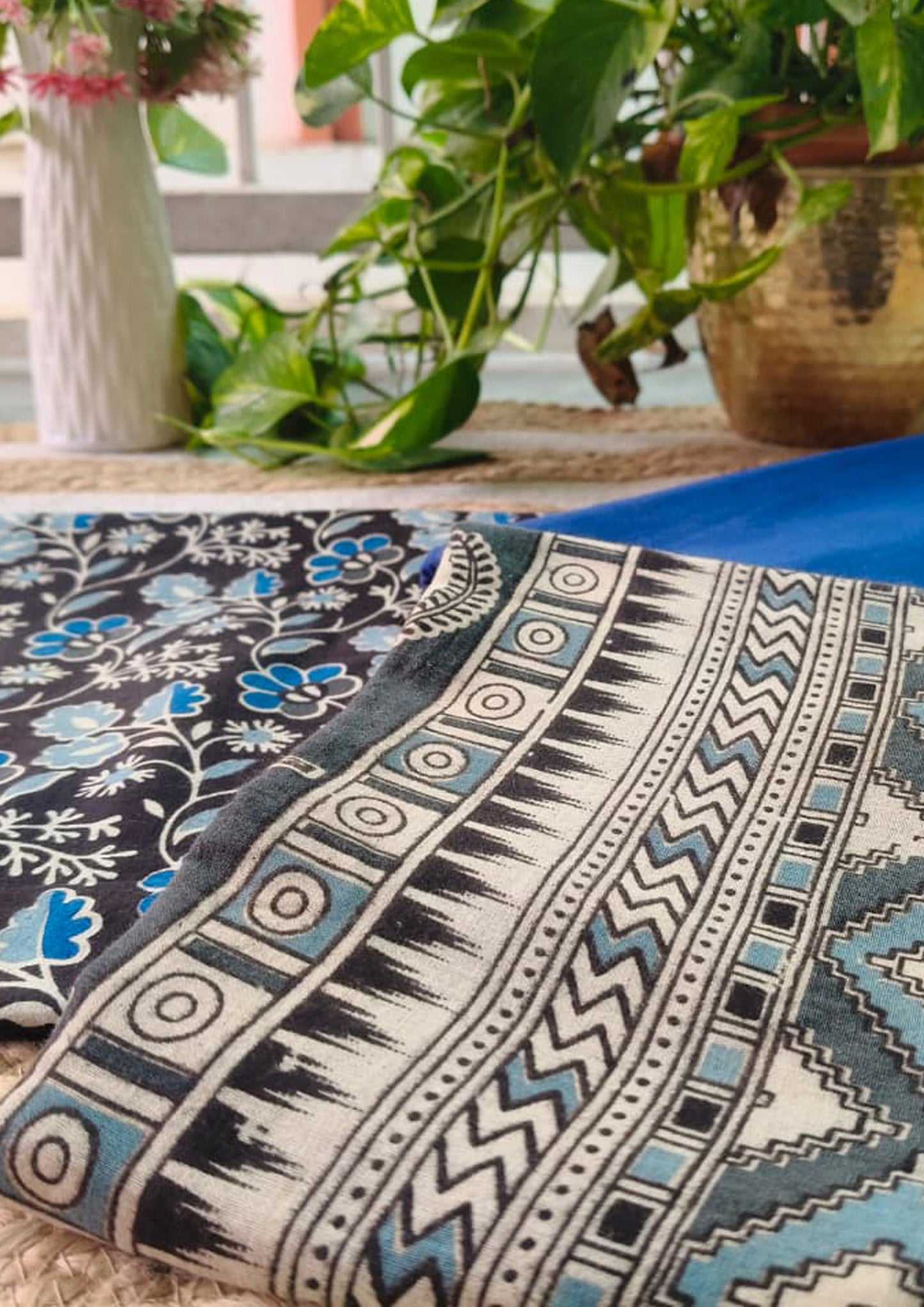 Kalamkari Print Suit- HBKS1