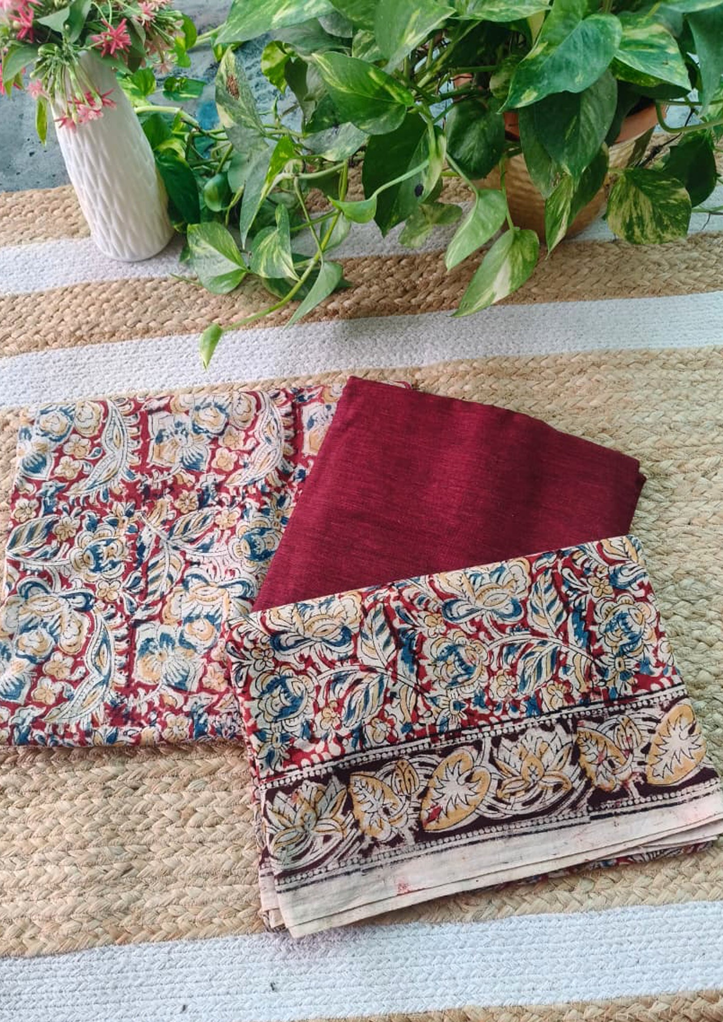 Kalamkari Print Suit- HBKS2