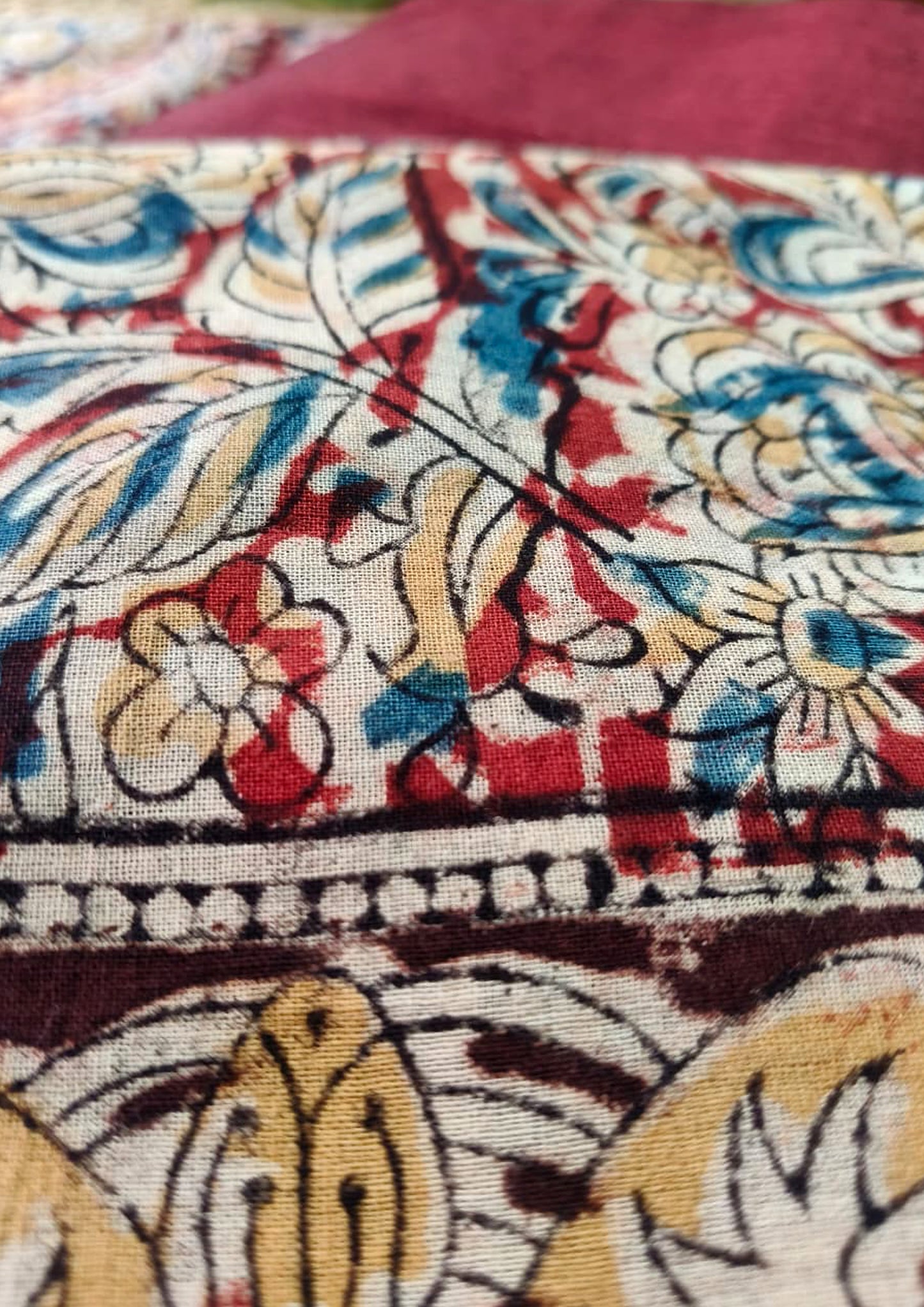 Kalamkari Print Suit- HBKS2